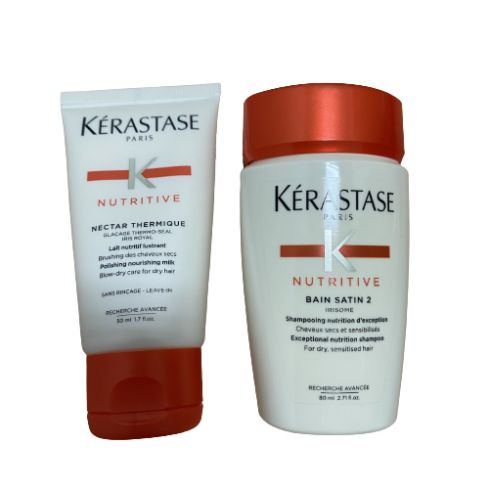 KERASTASE NUTRITIVE KIT VIAJE 130 ml - Cabello seco