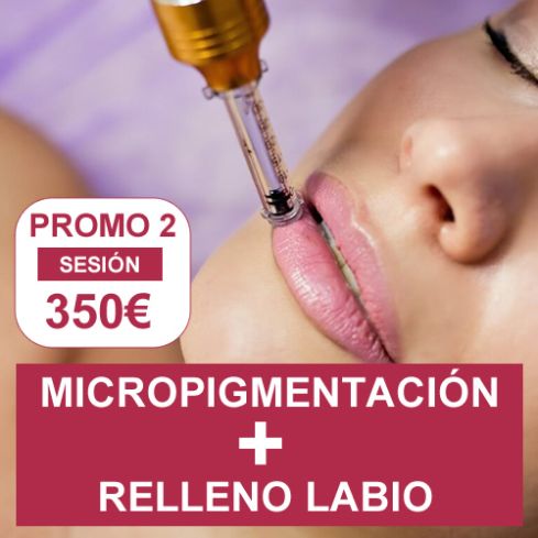 PROMOCION ESTETICA: MICROPIGMENTACIÓN LINEA LABIOS + RELLENO
