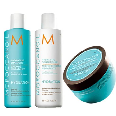 MOROCCANOIL HYDRATING 750ml PACK 5 - Hidratación cabello seco medio / grueso