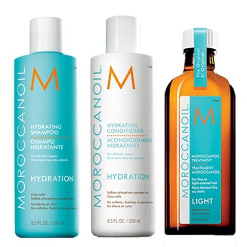 MOROCCANOIL HYDRATING 600ml PACK 7 - Hidratación cabello fino