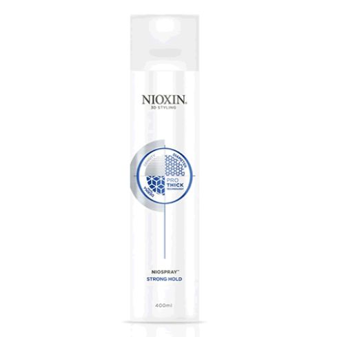 NIOXIN PRO THICK NIOSPRAY STRONG HOLD SPRAY 400ml Peinado cabello normal y encrespado