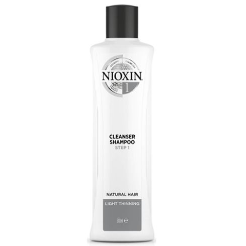 NIOXIN CHAMPÚ 1 - 300ml cabello natural, fino y con aspecto normal a fino