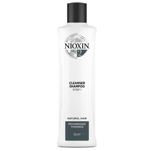 NIOXIN CHAMPÚ 2 - 300ml cabello natural, fino y con pérdida perceptible