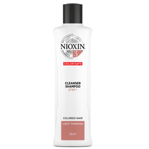 NIOXIN CHAMPÚ 3 - 300ml cabello coloreado, fino y aspecto normal a fino