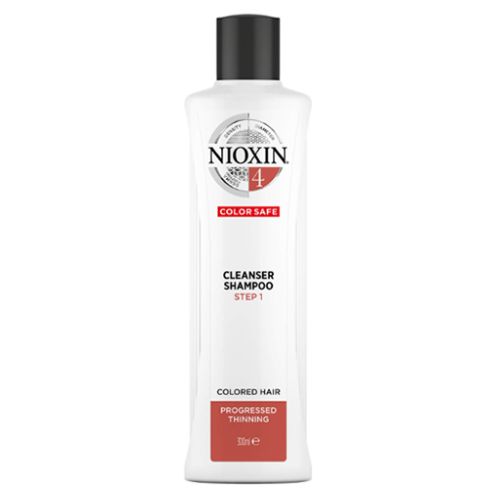 NIOXIN CHAMPÚ 4 - 300ml cabello coloreado, fino y pérdida perceptible