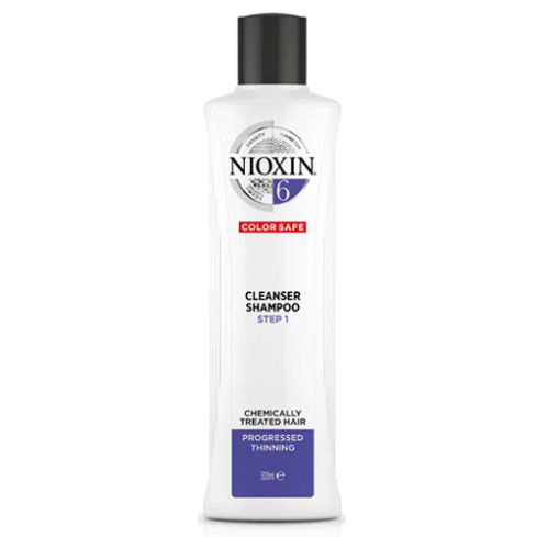 NIOXIN CHAMPÚ 6 - 300ml cabello coloreado o natural con pérdida perceptible