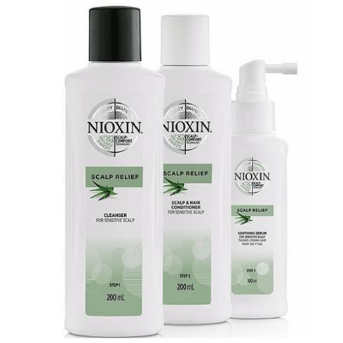 NIOXIN SCALP RELIEF KIT 500 ml cuero cabelludo sensible, seco o irritado