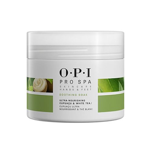 OPI PRO SPA SOOTHING SOAK 204gr / Líquido de pedicura para inmersión / limpia y revitaliza los pies cansados
