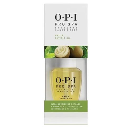 OPI PRO SPA NAIL & CUTICLE OIL 14.8 ml / Fórmula ultra nutritiva / protege, rellena y fortalece las uñas y cutículas / manos y pies