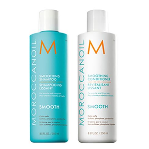 MOROCCANOIL SMOOTH - 500ml - PACK 21 / Champú + Acondicionador / cabello rebelde - encrespado