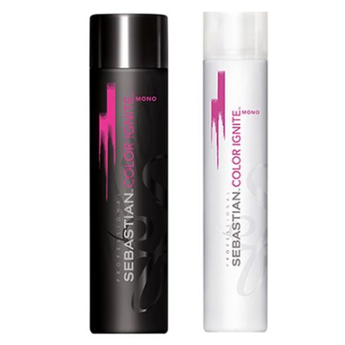 SEBASTIAN PACK COLOR IGNITE MONO 450ml / champú (250ml) + acondicionador (200ml)