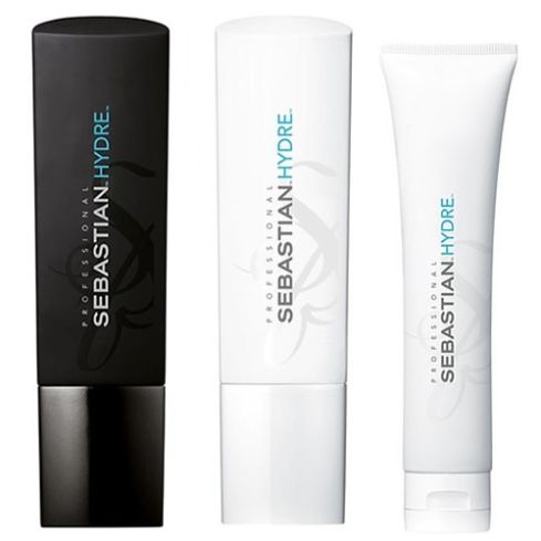 SEBASTIAN PACK HYDRE 650ml / champú (250ml) + acondicionador (250ml) + tratamiento (150ml)