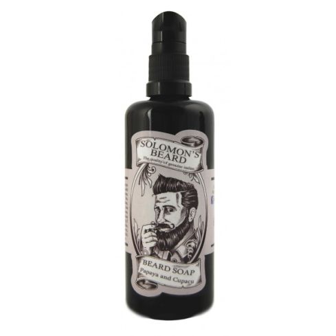 SOLOMON´S BEARD PAPAYA & CUPACU CHAMPÚ 100ml / afeitado barba / antioxidante / energizante