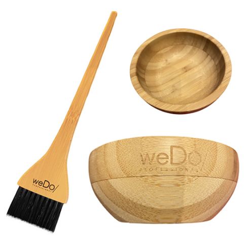 WEDO BOWL DE BAMBÚ Y PALETA DE APLICACIÓN