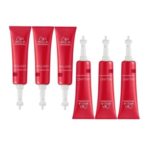 wella brillance ampollas 6x10ml tratamiento para cabellos coloreados