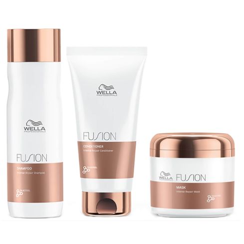 WELLA FUSION PACK TRIO 600 ml - Cabello dañado