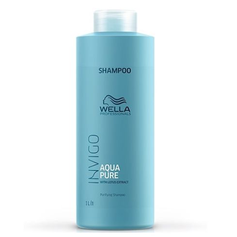 WELLA INVIGO BALANCE AQUA PURE CHAMPU 1000 ml purificante cuero cabelludo y cabello