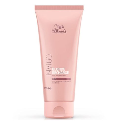 WELLA INVIGO BLONDE RECHARGE COOL ACONDICIONADOR 200 ml cabello rubio, tonos frios