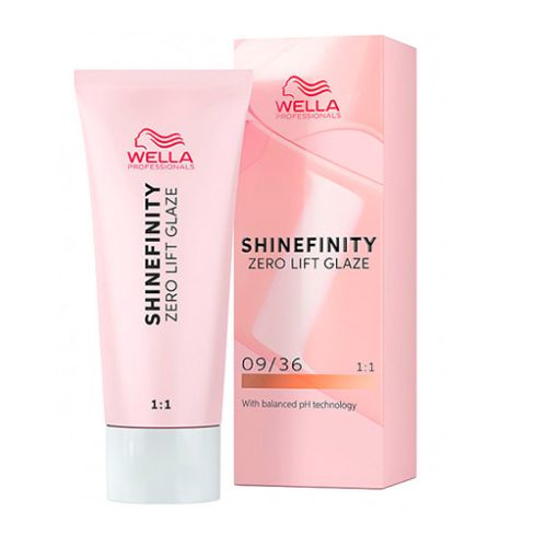 WELLA SHINEFINITY 09/36 rubio muy claro dorado violeta - 60 ml