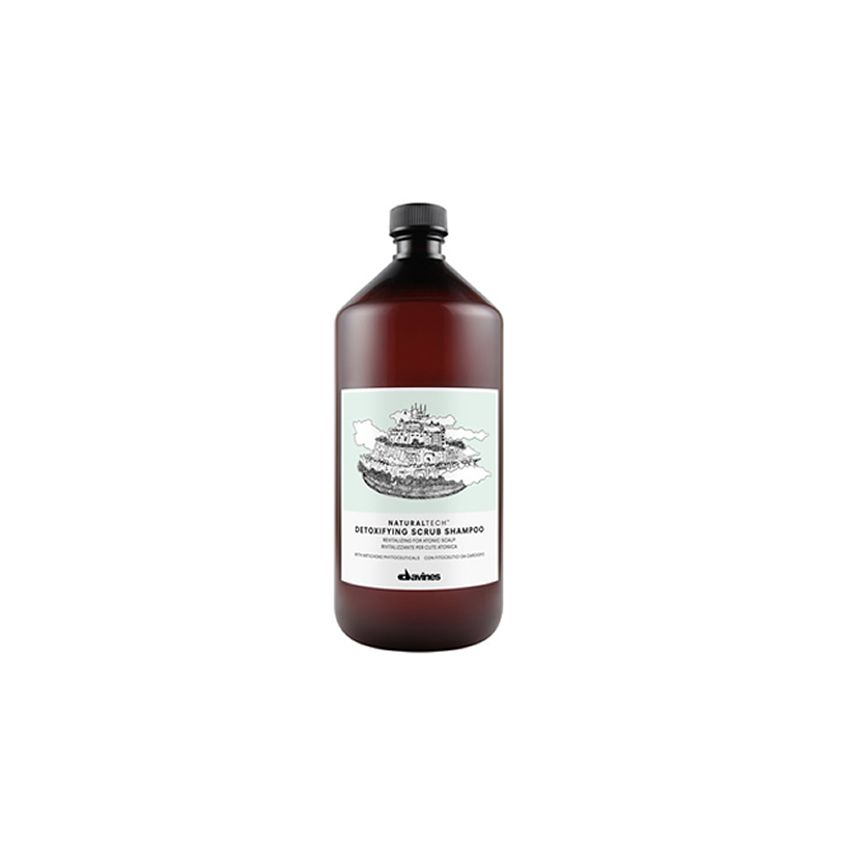 DAVINES NATURALTECH DETOXIFYING SCRUB CHAMPÚ 1000ml revitalizante