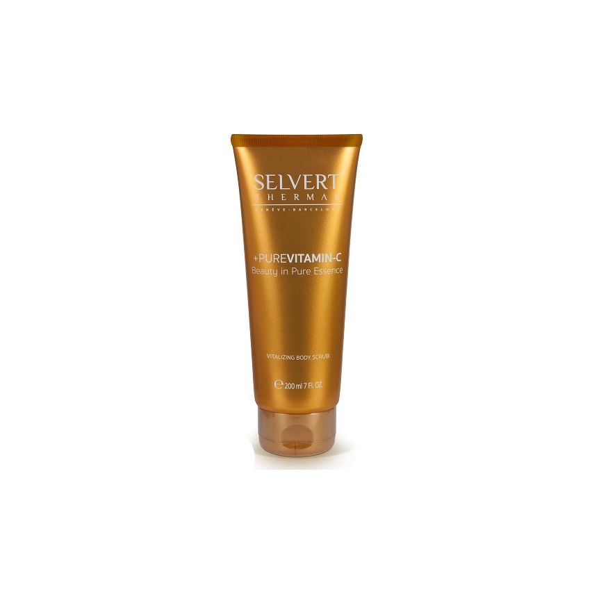 SELVERT THERMAL + PURE VITAMIN C VITALIZING BODY SCRUB 200 ml - exfoliante corporal