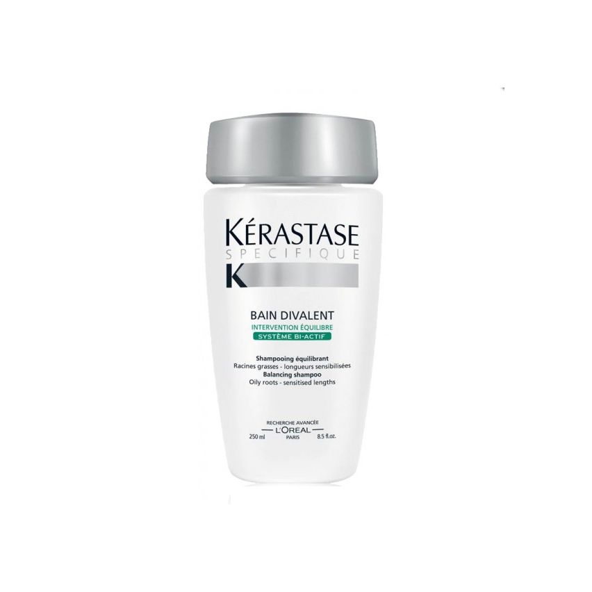 KÉRASTASE SPÉCIFIQUE BAIN DIVALENT 250ml / champú / cabello raíz grasa /  largos y puntas