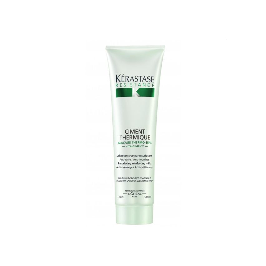 KÉRASTASE RÉSISTANCE CIMENT THERMIQUE 150ml / leche / cabello debilitado / frágil 