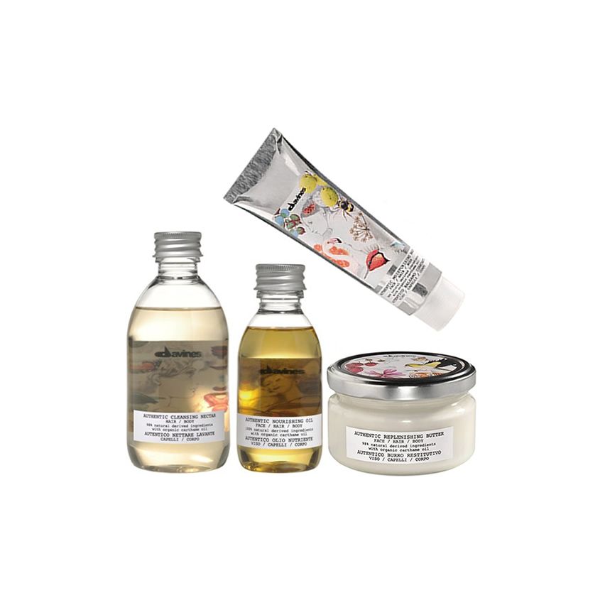 DAVINES AUTHENTIC / 770ml / PACK 23 / champú + bálsamo + crema + aceite