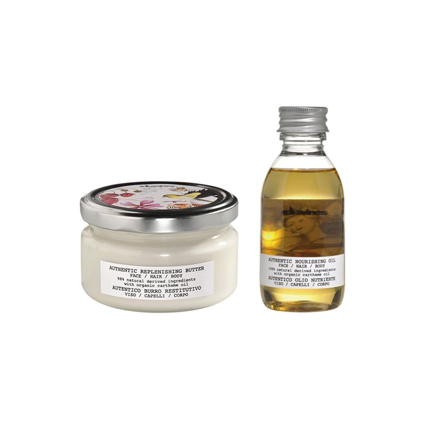 DAVINES AUTHENTIC / 340ml / PACK 25 / crema + aceite 