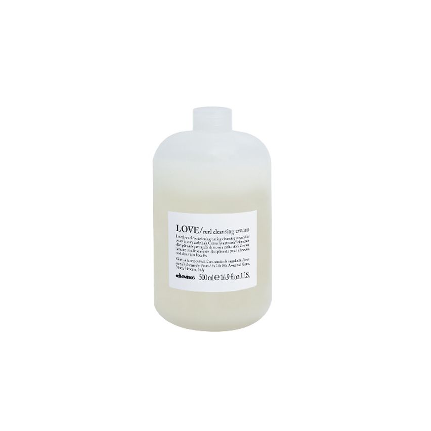 DAVINES ESSENTIAL HAIRCARE LOVE CURL CLEANSING CREAM 500ml / Crema lavante acondicionadora / disciplina cabellos muy rizados y ondulados