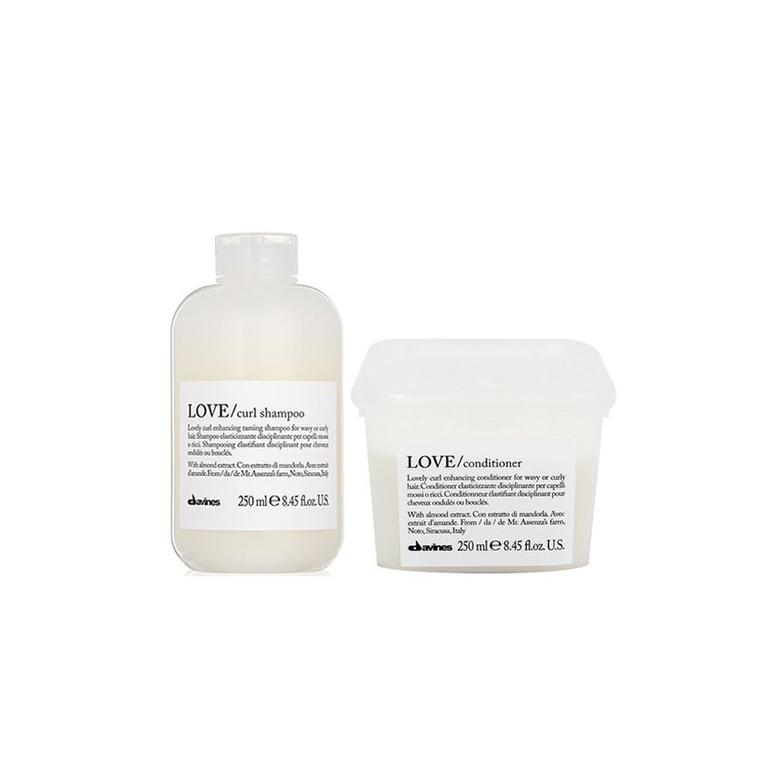 DAVINES ESSENTIAL HAIRCARE LOVE CURL 500ml / PACK DUO 1 / champú + acondicionador (cabello rizado y ondulado)