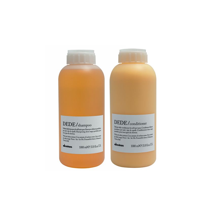 DAVINES DEDE PACK - CHAMPÚ 1000 ml y ACONDICIONADOR 1000 ml