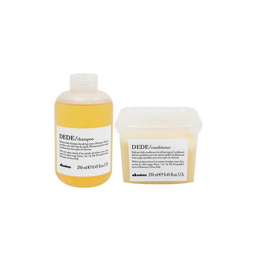 DAVINES ESSENTIAL HAIRCARE DEDE 500ml / PACK DUO 2 /  champú + acondicionador (cabello fino) 