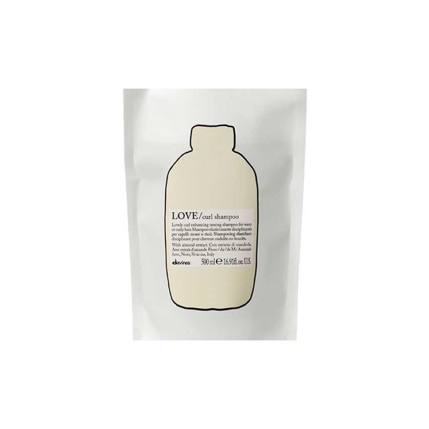 DAVINES REFILL LOVE CURL CHAMPU 500ml hidratante / potencia rizo