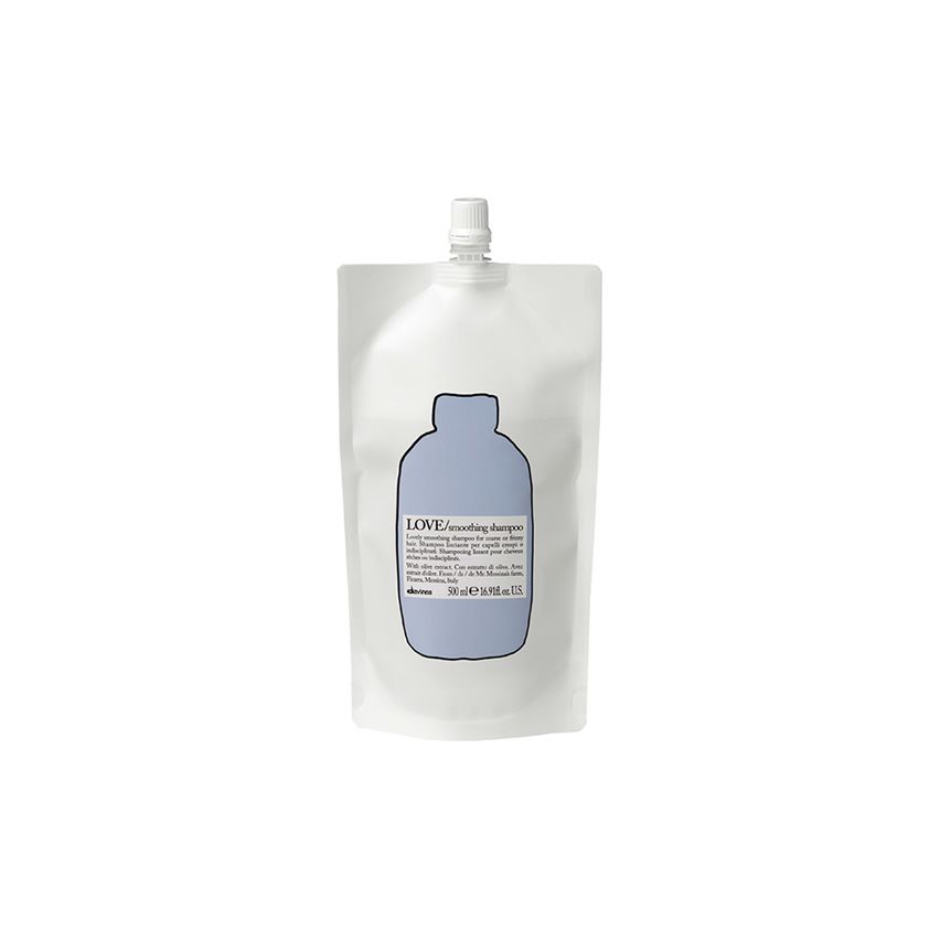 DAVINES REFILL LOVE SMOOTHING CHAMPU 500ml hidratante / estirante