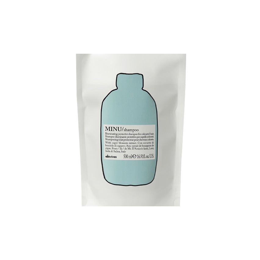 DAVINES REFILL MINU CHAMPU 500ml cabello coloreado