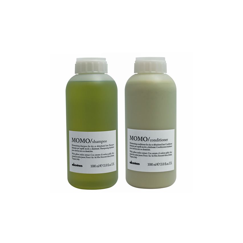 DAVINES MOMO PACK: CHAMPÚ 1000 ml y ACONDICIONADOR 1000 ml