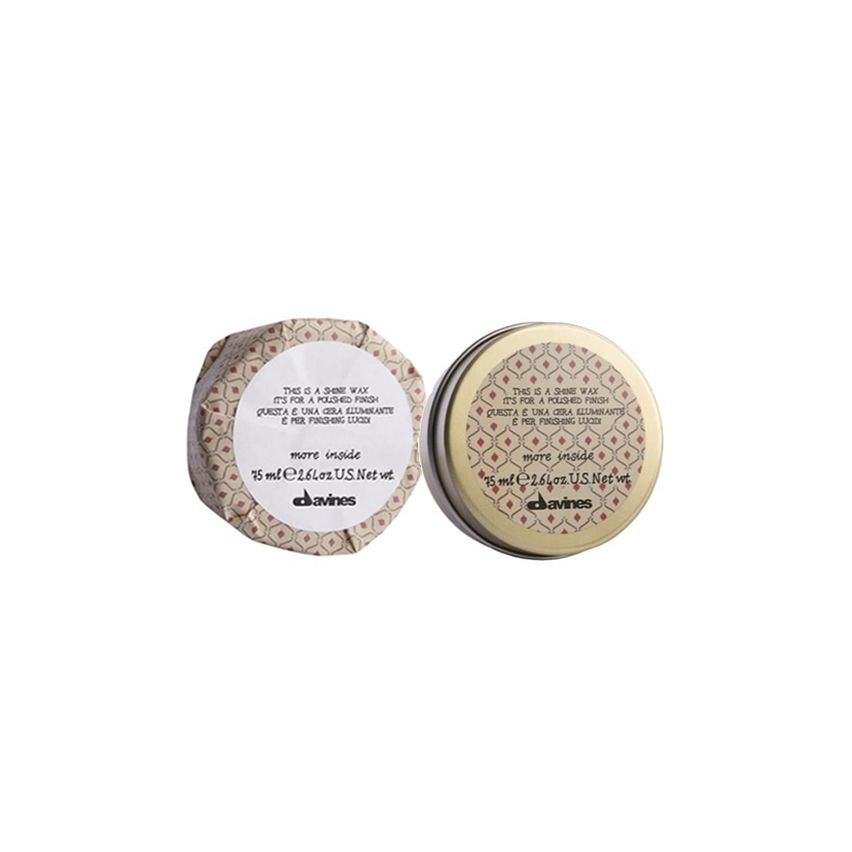 DAVINES MORE INSIDE SHINE WAX 75ml / cera abrillantadora de textura en crema