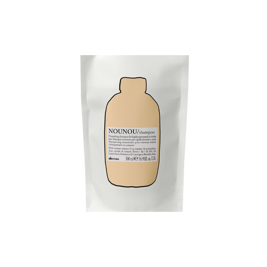 DAVINES REFILL NOUNOU CHAMPU 500ml nutritivo / iluminador