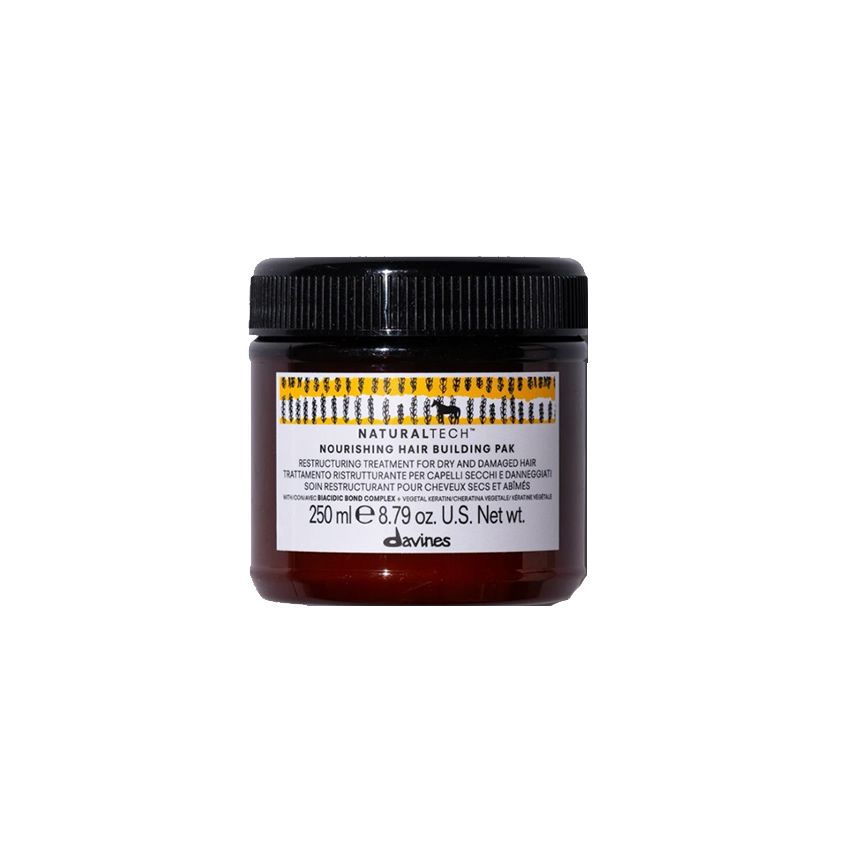 DAVINES NATURALTECH NOURISHING HAIR BUILDING PAK MASCARILLA 250ml (cabello seco y dañado)