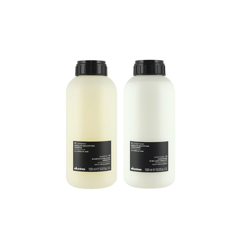 DAVINES OI PACK: CHAMPÚ 1000ml + ACONDICIONADOR 1000ml