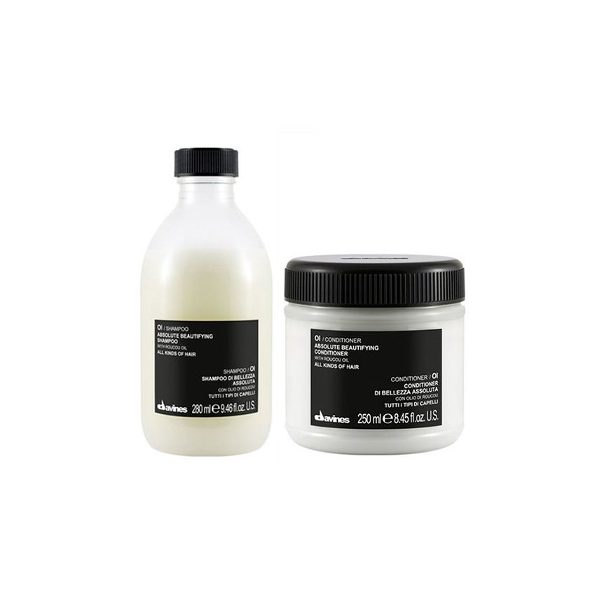 DAVINES OI / 530ml / PACK 20 / champú + acondicionador (belleza absoluta - todo tipo de cabello)