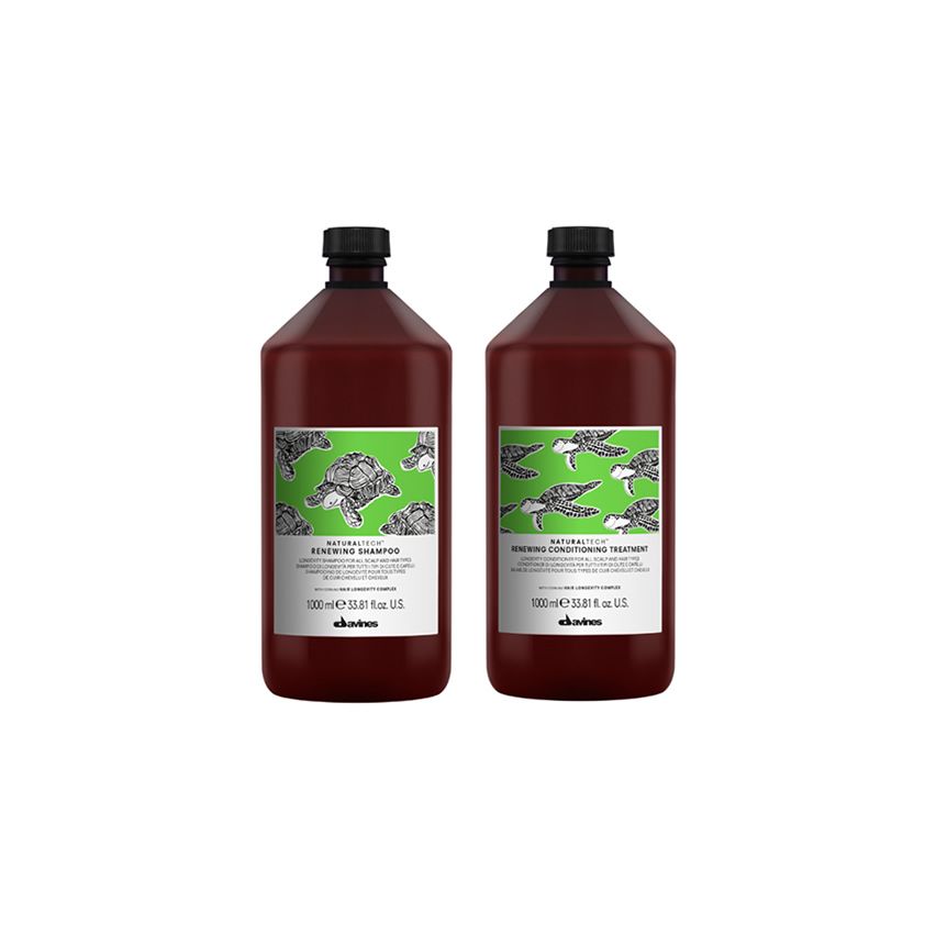 DAVINES RENEWING PACK: CHAMPÚ 1000 ml - ACONDICIONADOR 1000 ml