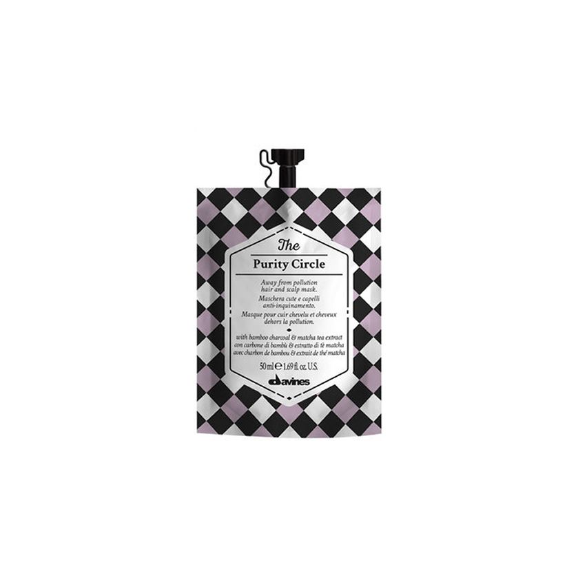 DAVINES THE PURITY CIRCLE 50ml / Mascarilla capilar para alejar la polución del cabello y cuero cabelludo