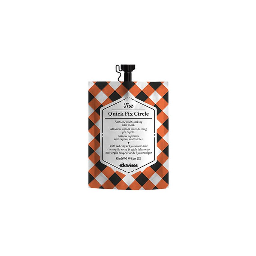 DAVINES THE QUICK FIX CIRCLE 50ml / Mascarilla capilar de efecto inmediato / hidrata y desenreda el cabello en 3 minutos