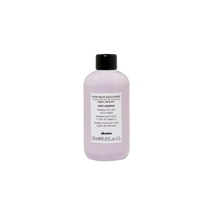 DAVINES YOUR HAIR ASSISTANT PREP CHAMPÚ 250ml (cabello hidratado, sedoso, ligero y perfectamente limpio)