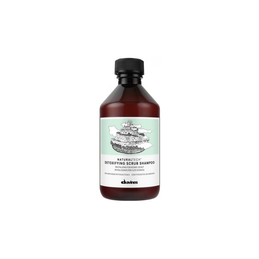 DAVINES NATURALTECH DETOXIFYING SCRUB CHAMPÚ 250ml revitalizante