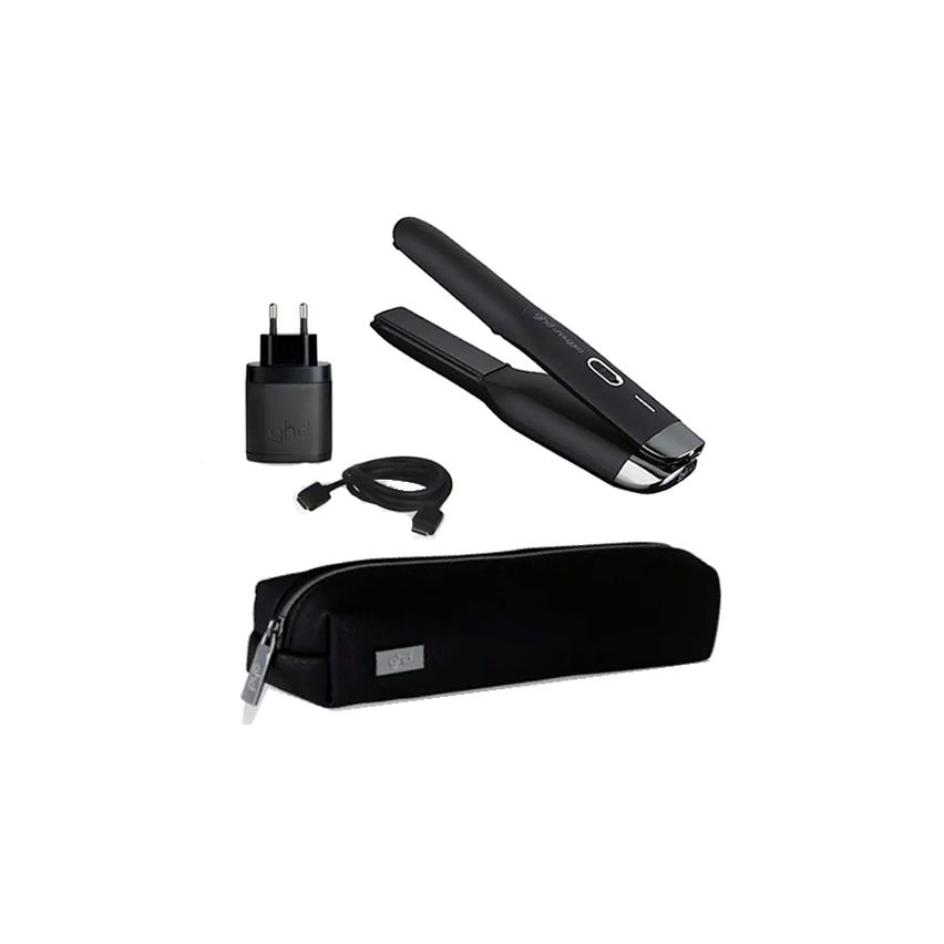 GHD UNPLUGGED NEGRA - plancha de pelo inalámbrica para viaje 