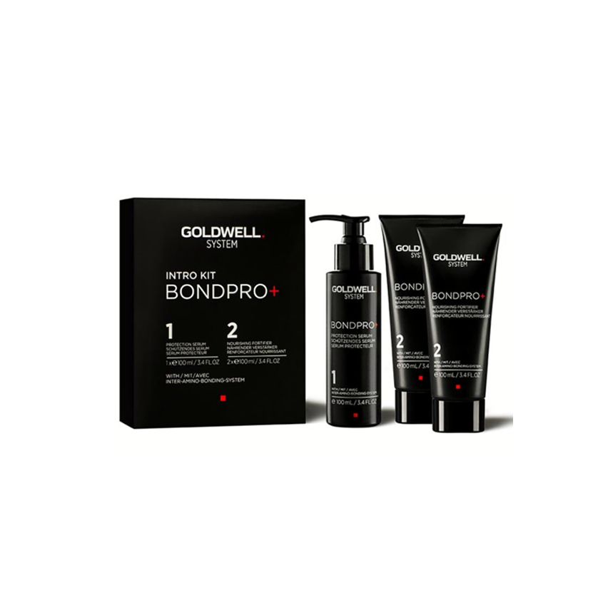 GOLDWELL SYSYTEM BONDPRO INTRO KIT 300ml / Protege y refuerza el cabello durante el servicio de decoloración, coloración o texturización