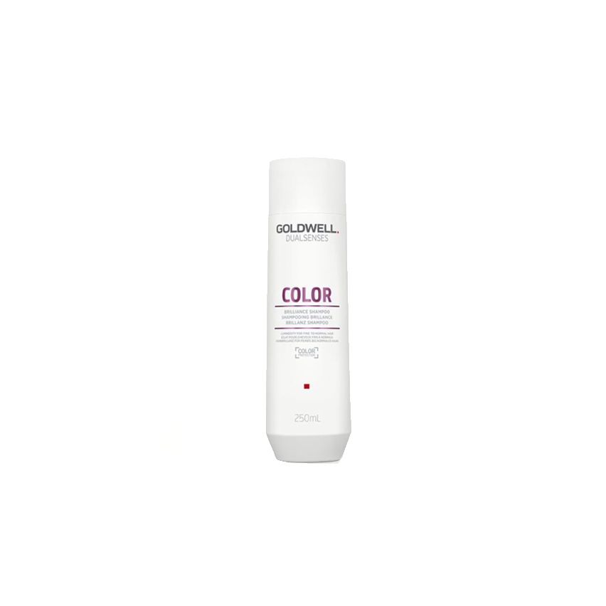 GOLDWELL DUALSENSES COLOR BRILLIANCE CHAMPÚ 250ml / Cabellos normales a finos / Realza la luz del cabello con color